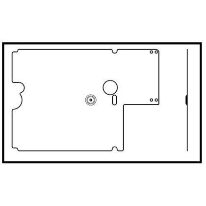 Lewy wkład katalityczny samoczyszczenia do piekarnika Amica 9081333