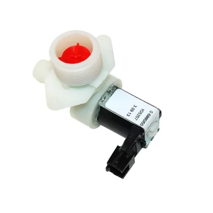 Elementy elektryczne do pralek r Elektrozawór wody do pralki Whirlpool / Indesit / Ariston / Hotpoint 1-drożny 90° z wtyczką 481227128375 C00312238