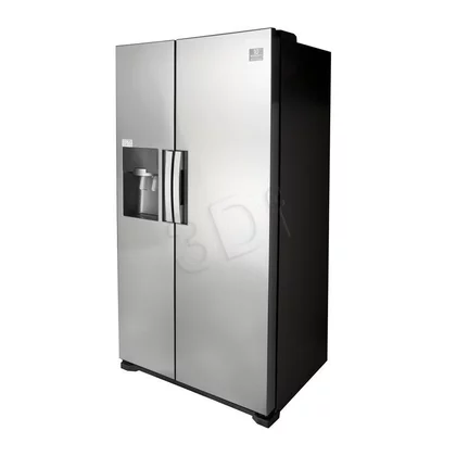 Chłodziarko-zamrażarka side-by-side Samsung RS7667FHCSL 912x1789x692 mm inox A+