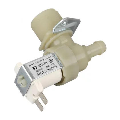 Elementy elektryczne do pralek r Elektrozawór 1-drożny do pralki Candy / Hoover / Haier 90° 25686057 C00320408 481281729053 033-25