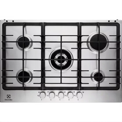 Płyta gazowa do zabudowy Electrolux inox 75 cm 5 palników EGG7353NOX