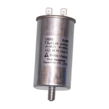 Kondensator rozruchowy do suszarki Amica 7,5 µF 450 V 1033872
