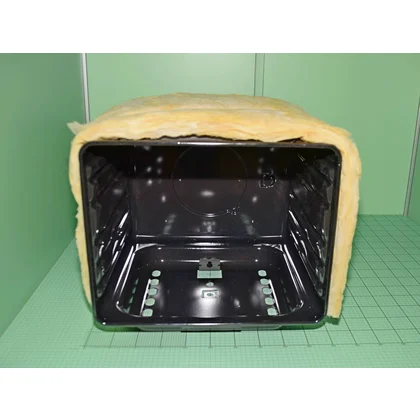 Zespół komory piekarnika do kuchenki Amica żebrowany czarny 9058295 Zesp.Kom.03-5 G4.3 Żebr.Czar. 300C P2011