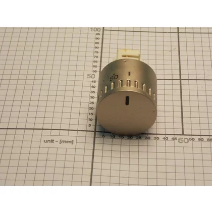 Pokrętło chowane termostatu do piekarnika Amica 34A inox Hb nadruk 6000 9053955