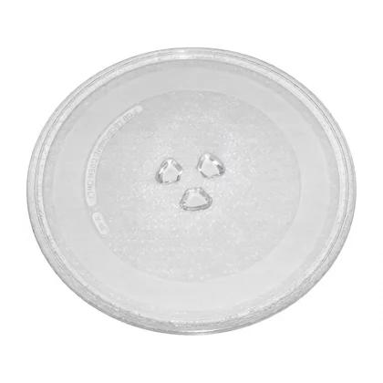 Szklany talerz obrotowy do mikrofali 24,5 cm mocowanie koniczynka RS/176-32