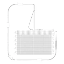 Parowniki zamrażarek Electrolux Parownik zamrażarki do lodówki Electrolux / AEG 2266517024
