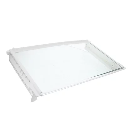 Prowadnice do szuflad - różni pr Zestaw paneli szklanych z szynami do chłodziarko-zamrażarki Electrolux / AEG neutralny 521 x 303 mm
