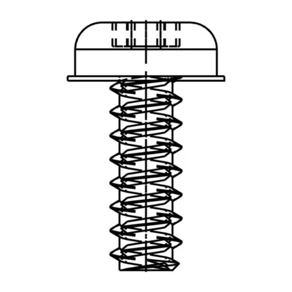 Akcesoria do suszarek bębnowych Wkręt montażowy do zmywarki, pralki i suszarki Electrolux / AEG 4x14 T 1551262148