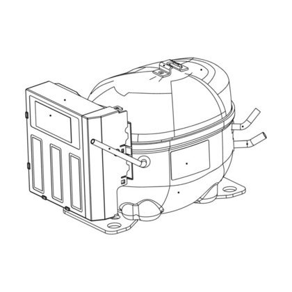 Kompresor HKK70VSD do lodówki Electrolux (2425835226)