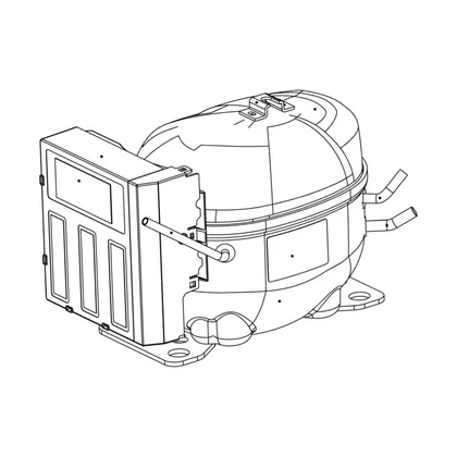 Sprężarki, akcesoria, przekaźnik Kompresor do urządzeń chłodniczych Electrolux / AEG HKK70VSD 2425835226