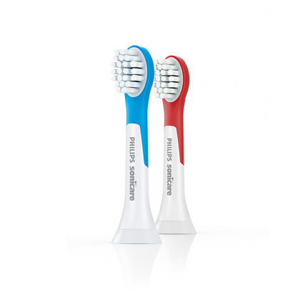 Końcówki do szczoteczki sonicznej dla dzieci Philips Sonicare For Kids 2 szt. niebieska i czerwona HX6032/05