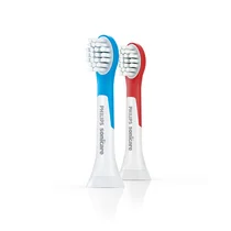 Końcówki do szczoteczki sonicznej dla dzieci Philips Sonicare For Kids 2 szt. niebieska i czerwona HX6032/05