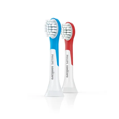 Końcówki do szczoteczki sonicznej dla dzieci Philips Sonicare For Kids 2 szt. niebieska i czerwona HX6032/05