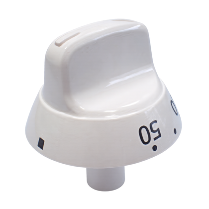Pokrętło termostatu piekarnika do kuchenki Electrolux / AEG białe 3550367167