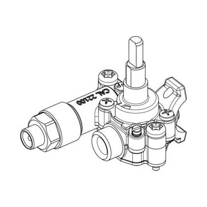 zawór gazu,semi-rapid,d=0.32 G20-20mbar