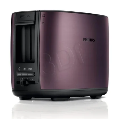 Toster Philips HD2628/90 950 W czarno-liliowy