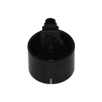 Pokrętło podświetlane chowane do kuchenki Amica czarny inox 9072082