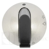 Pokrętło gazu do płyty gazowej lub kuchenki Electrolux / AEG srebrne 3550305142