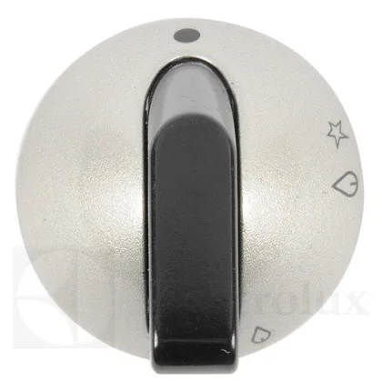 Pokrętło gazu do płyty gazowej lub kuchenki Electrolux / AEG srebrne 3550305142