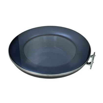 Kompletne drzwi z zawiasem do pralki Hisense / Gorenje HK2280444