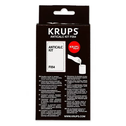 Odkamieniacz w saszetkach do ekspresu Krups 2 szt. z paskiem twardości wody F054001A