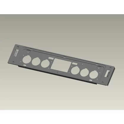 Elementy obudowy Tablica wewnętrzna do piekarnika Amica 2 3d-Tw-3d -A=25 lakier szary 9043576