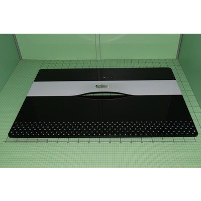 OKP 9654 Szyba okapu 898x640x6 czarny+X (1044275)