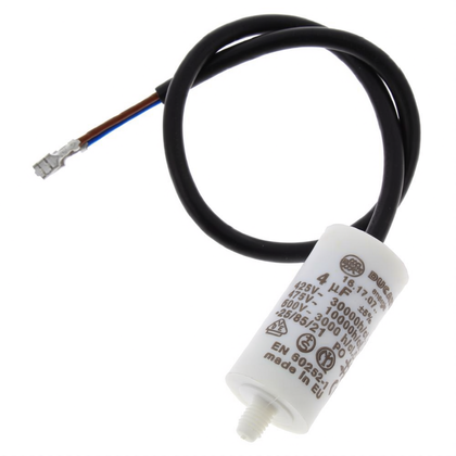 Kondensator rozruchowy do lodówki Ariston / Indesit / Hotpoint / Whirlpool 4 µF M8 C00144815 482000029959