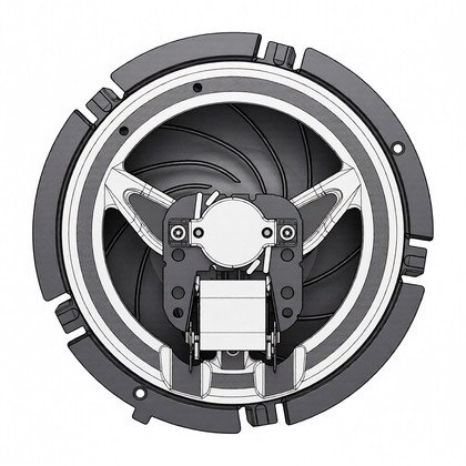 wentylator chlodzacy,zespól,230V, 9.5W