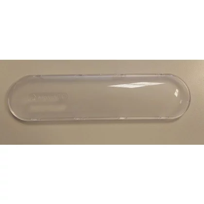 Szybka owalna klosza żarówki do okapu Amica 28 cm 1006924 1039149