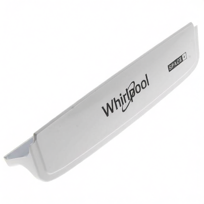 Biały uchwyt drzwi do lodówki i zamrażarki Whirlpool 480132101364 C00323454