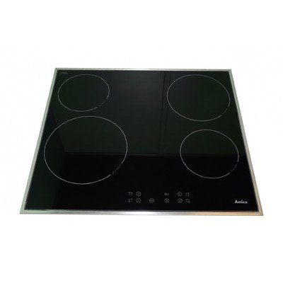 Płyta ze szkła ceramicznego do płyty ceramicznej Amica czarna 9068783
