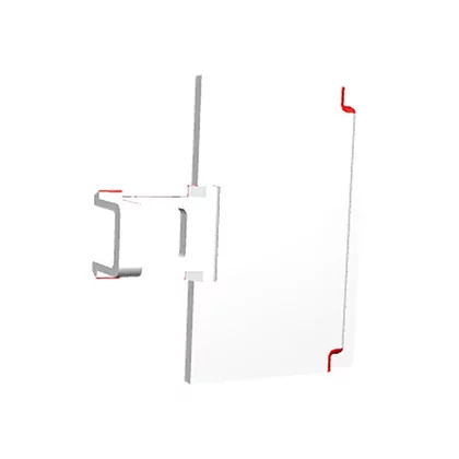 Półki na drzwi różni producenci Kant pokrywy drzwi do lodówki i chłodziarko-zamrażarki Electrolux / AEG 2425324080