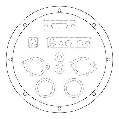 Uszczelka kołnierza pary do piekarnika Electrolux / AEG
