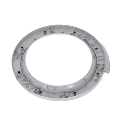 Futryna przednia drzwi do pralki Electrolux / AEG srebrno-czarna Ø464 mm