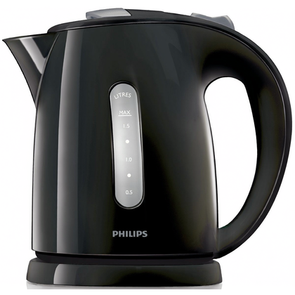 Czajnik elektryczny Philips 1,5 l 2400 W czarno-srebrny HD4646/20