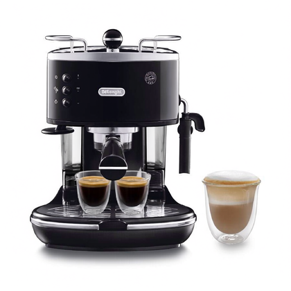 Ekspres kolbowy DeLonghi Icona Vintage ECOV 310.BK 1100 W czarny