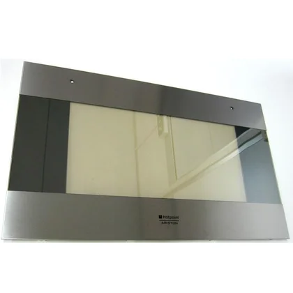 Elementy obudowy Szyba zewnętrzna drzwi piekarnika Ariston / Indesit / Hotpoint / Whirlpool INOX HA C00258662