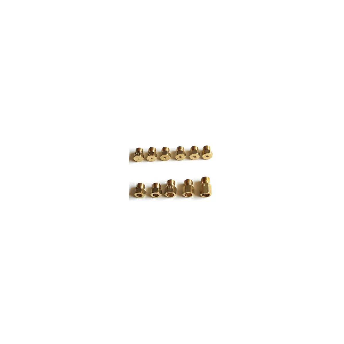 Zestaw 12 dysz gazowych do kuchenki Ariston / Indesit / Hotpoint / Whirlpool G30 29 mbar / G31 37 mbar C60