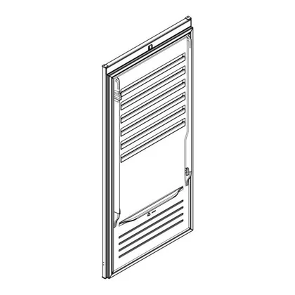 Drzwi chłodziarki Electrolux / AEG białe z izolacją 538 x 1144 mm 140054339019