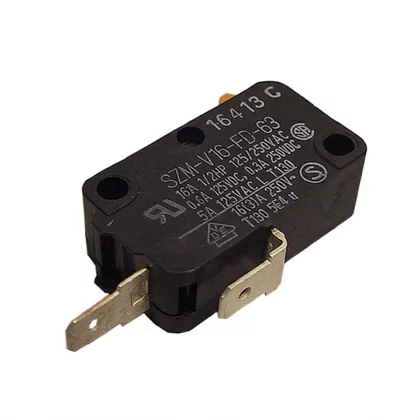 Akcesoria do kuchenek mikrofalow Mikroprzełącznik drzwiowy do kuchenki mikrofalowej Whirlpool / Indesit / Ariston / Hotpoint 16 A 250 V 480120101096 C00318419