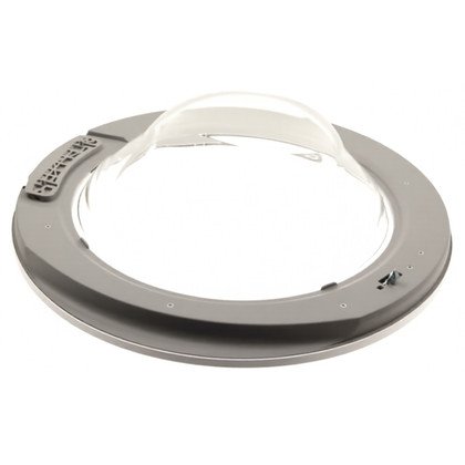Kompletne drzwi z zawiasem do pralki Candy / Haier / Hoover 43028114
