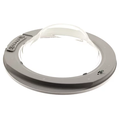 Kompletne drzwi z zawiasem do pralki Candy / Haier / Hoover 43028114