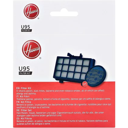 Części zamienne HOOVER Zestaw filtrów falisty i gąbkowy do odkurzacza Hoover U95 2 szt. 35602233