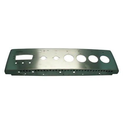 Elementy obudowy Panel przedni inox do kuchenki Amica G5E3 Te z logo Amica 2514 9024625