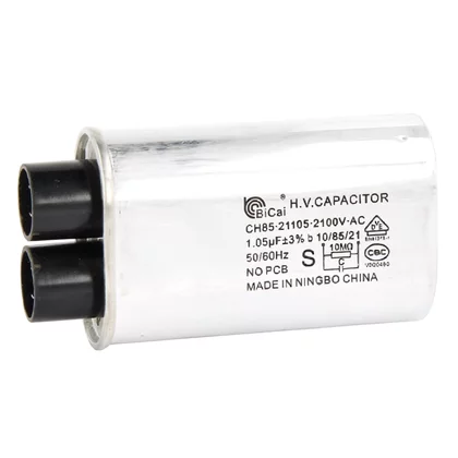Kondensator wysokiego napięcia do kuchenki mikrofalowej Whirlpool 1,05 uF 2100 V 481212158159 C00311879 C00313243