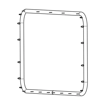 Uszczelka boku drzwi piekarnika Electrolux / AEG 8085139023