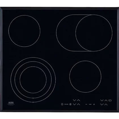 Płyty szklane Płyta ze szkła ceramicznego z ramą do płyty grzewczej Electrolux / AEG 57S 3875847117