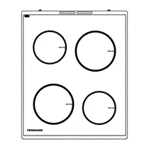 Płyty szklane Płyta ceramiczna z ramką do kuchenki Electrolux / AEG nierdzewna 496 x 600 mm