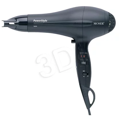 Suszarka do włosów Moser Power Style Ionic 4320-0050 czarna 2000 W